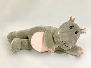 DIY, Weighted Plushie Kit, Hippopotamus, 2.5lbs Glass Beads