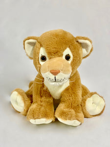 DIY Weighted Plushie Kit, Lion Cub, 2.5lbs Glass Beads