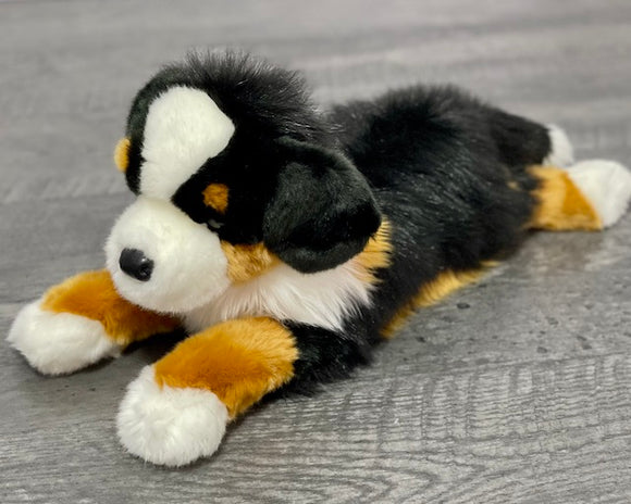 Realistic soft and fluffy Alps Bernese Mountain Dog weighted stuffed animal for anxiety, Autism, ADHD, PTSD, Alzheimer's.