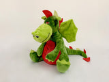 DIY Weighted Plushie Kit, Green Dragon, 2.5lbs Glass Beads