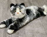 20-inch Weighted Black and White Cat, up to 4lbs