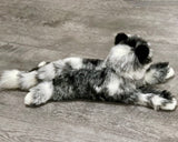 20-inch Weighted Black and White Cat, up to 4lbs