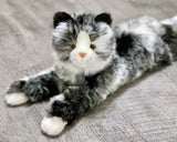 20-inch Weighted Black and White Cat, up to 4lbs