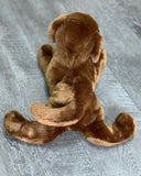 Weighted Chocolate Lab Pup – 15" (Up to 3 lbs)