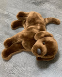 Weighted Chocolate Lab Pup – 15" (Up to 3 lbs)