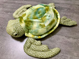 Large 27-inch realistic sea turtle weighted up to 12-pounds stuffed animal for anxiety, ADHD, PTSD, autism, Alzheimer's.