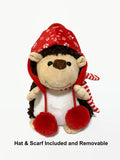 DIY Weighted Plushie Kit, Hedgehog, Up to 3.5lbs Glass Beads