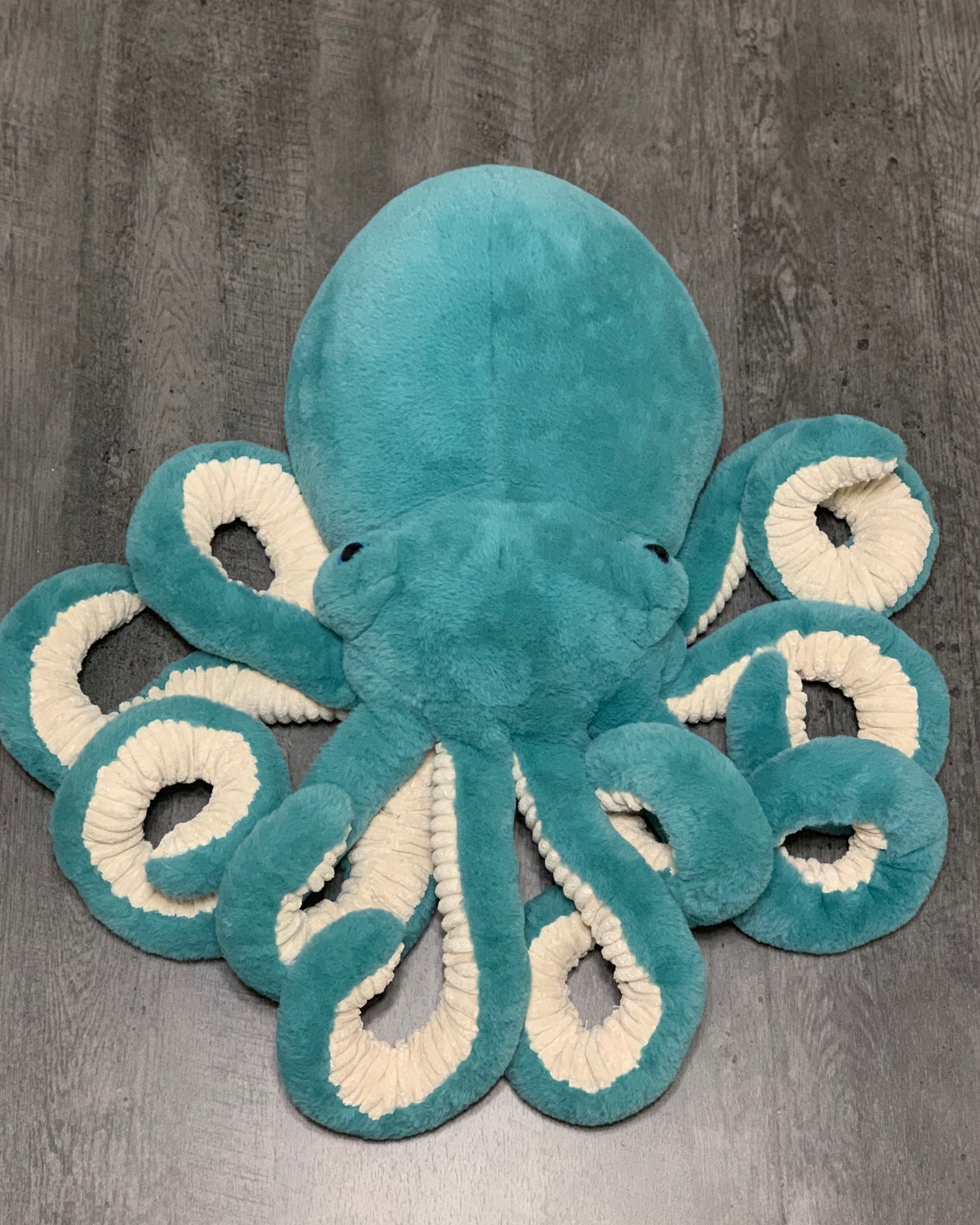 Giant Weighted Octopus Plush (Adjustable 2 to 12 lbs) - Teal