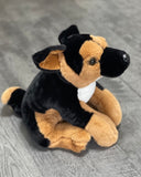 22-inch Laying Weighted German Shepherd, up to 7lbs