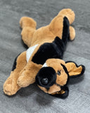 22-inch Laying Weighted German Shepherd, up to 7lbs