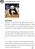 19-inch Weighted Panda Bear, up to 8lbs