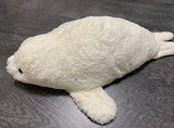 Large White Seal weighted stuffed animal for anxiety, ADHD, PTSD, autism, sensory soothers