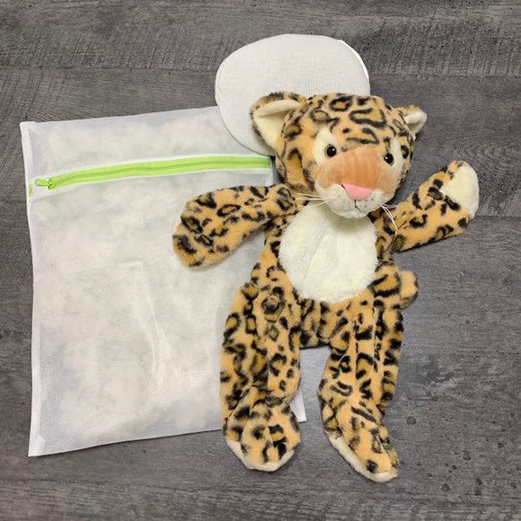 DIY Weighted Plushie Kit, Leopard, 2.5lbs Glass Beads