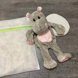 DIY, Weighted Plushie Kit, Hippopotamus, 2.5lbs Glass Beads