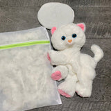 DIY Weighted Plushie Kit, Cat, Kitty, 2.5lbs Glass Beads