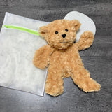 DIY Weighted Plushie Kit, Teddy Bear, 2.5lbs Glass Beads