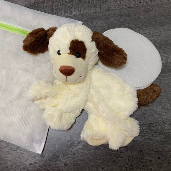 DIY Weighted Plushie Kit, Puppy Dog, 2.5lbs Glass Beads