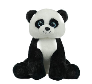 DIY Weighted Plushie Kit, Panda, 2.5lbs Glass Beads