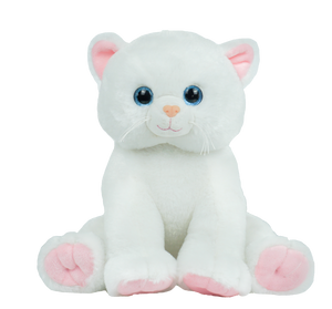 DIY Weighted Plushie Kit, Cat, Kitty, 2.5lbs Glass Beads